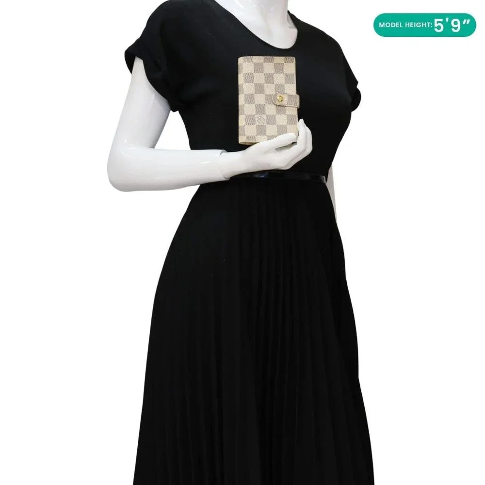 Louis Vuitton  Viennois Damier Azur Bifold Wallet White - Picture 2 of 13